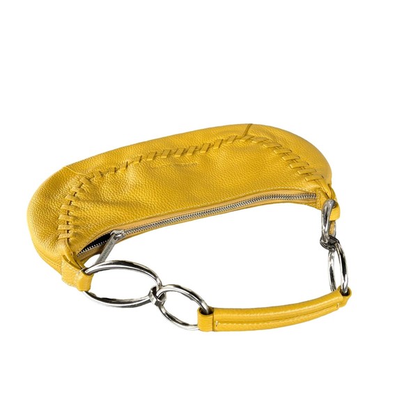 BCBGMAXAZRIA Yellow Hobo With Stitch - Picture 5 of 12